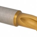 EMUGE 1/4-18 NPT, 15&deg; Helix, 3 Flutes, TiN Finish, Cobalt, Spiral Flute Pipe Tap CW483100.5765