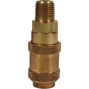 DIXON VALVE & COUPLING Pneumatic Hose Fittings & Couplings; Type: Coupler ; Coupling Type: Coupler ; Interchange Type: Compact Coup ; Thread Type: Male NPTF ; Coupler Size: 0.25 ; Material: Brass 2AM2-B