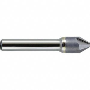 MELIN TOOL Countersink: 1/4" Head Dia, 90.00 deg Included Angle, 4 Flute, Solid Carbide, Right Hand Cut 18962