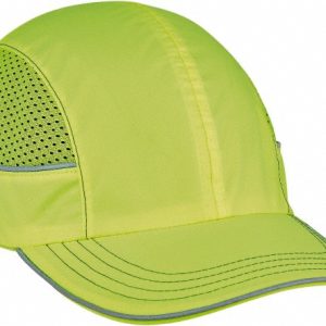 ERGODYNE Adjustable Hook & Loop Strap 80mm Brim Vented Bump Cap 23335