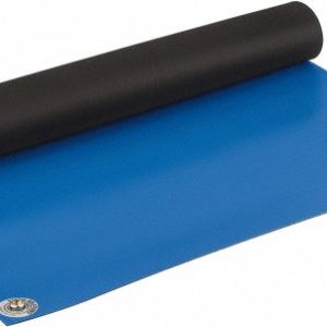 PRO-SAFE Anti-Static Table Mat: Rubber, 4' OAL, 2' OAW, 0.08" Thick PS-2448DBUM