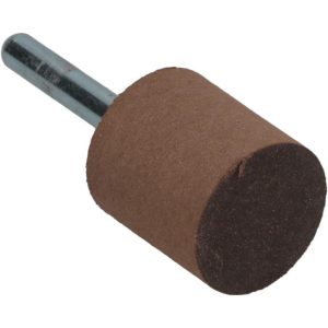 GRIER ABRASIVES 1" Max Dia x 2-1/2" Long, Cylinder W220, Rubberized Point W220-J1-19810