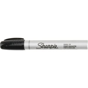 SHARPIE Permanent Marker: Black, AP Non-Toxic, Chisel Tip 1794224