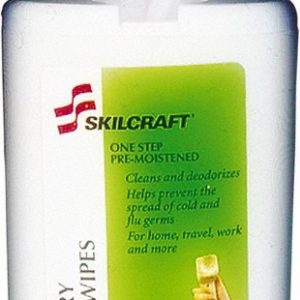 ABILITYONE SKILCRAFT Sanitary Phone Wet Wipes, 3" x 5" 7930014541139