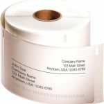 DYMO Label Maker Label: White, 4" OAL, 2-5/16" OAW, 250 per Roll, 1 Roll 1763982