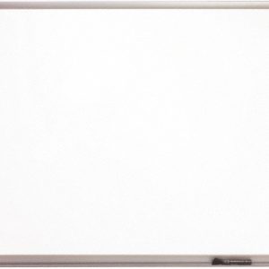 ABILITYONE 2" High x 22" Wide Porcelain on steel Magnetic marker board w/wood frame 7110015550292