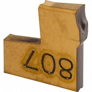 ISCAR Cutoff Insert: TAGN1.4J IC807, Carbide, 1.40 mm Cutting Width, 0.0550" Cutting Width 6003645