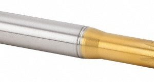KENNAMETAL Thread Forming Tap: M10x1.25 Metric Fine, 6HX Class of Fit, Modified Bottoming Chamfer, High-Speed Steel-E-PM, Titanium Nitride Finish 4158489