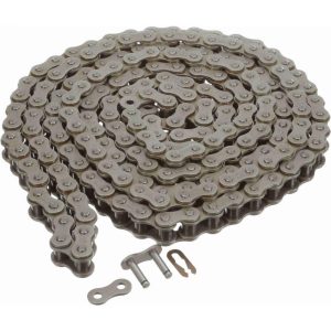 BROWNING Roller Chain: Standard Riveted, 5/8" Pitch, 50 Trade, 10' Long, 1 Strand 2722932