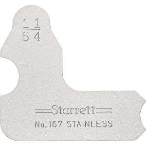 STARRETT 11/64 Inch Radius Gage 50631