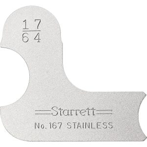 STARRETT 17/64 Inch Radius Gage 50637
