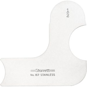 STARRETT 1/2 Inch Radius Gage 50645