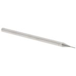 ACCUPRO Square End Mill: 0.025" Dia, 0.037" LOC, 3 Flutes, Solid Carbide 14797153