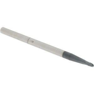 ACCUPRO Ball End Mill: 0.125" Dia, 0.125" LOC, 2 Flute, Solid Carbide 58747882