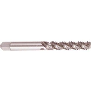 REGAL CUTTING TOOLS Spiral Flute Tap: #10-24, UNC, 3 Flute, Bottoming Chamfer, 2B Class of Fit, High-Speed Steel, Bright/Uncoated Finish 008252AS