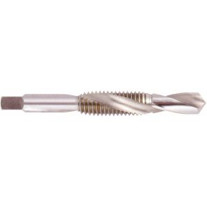 REGAL CUTTING TOOLS Combination Drill Tap: D5, 6H, 2 Flutes, High Speed Steel 007625AS