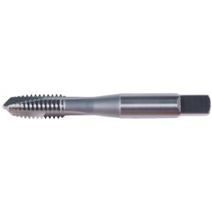 GREENFIELD THREADING Spiral Point Tap: #6-32 UNC, 3 Flutes, Plug Chamfer, 2B Class of Fit, High-Speed Steel, Bright/Uncoated 282108