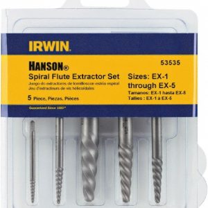 IRWIN Bolt & Screw Extractor Set: 53535