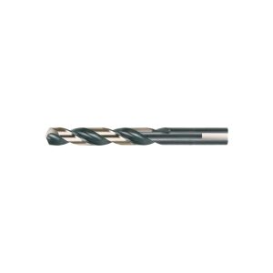 CLEVELAND Mechanics Drill Bit: 27/64" Dia, 135 &deg; Point, High Speed Steel, Flat Shank, Split Point C23853