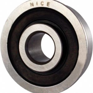 NICE Deep Groove Ball Bearing: 0.25" Bore Dia, Double Seal 3002FDCTNTG18