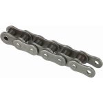 MORSE Roller Chain: Standard Riveted, 1-1/4" Pitch, 100 Trade, 10' Long, 1 Strand 347750