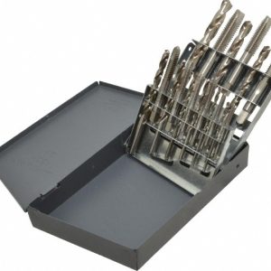 HERTEL #36, #29, #25, #21, #7 Drill, F to U Drill, #6-32 to 1/2-13 Tap, Spiral Point Tap and Drill Set 780X