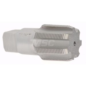 HERTEL Standard Pipe Tap: 1-1/2 - 11-1/2, NPT, 7 Flutes, Carbon Steel, Bright/Uncoated 793U 1-1/2