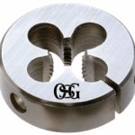 OSG Round Die: M24x3, 50 mm OD, High Speed Steel 46276
