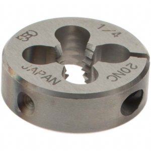 OSG Round Die: 1/4-20, High Speed Steel 2701000