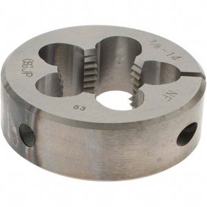 OSG Round Die: 7/8-14, 2" OD, High Speed Steel 2712300