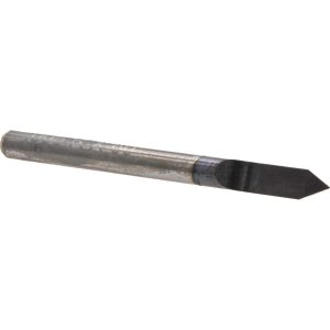 HARVEY TOOL Engraving Cutter: 60 &deg;, 1/8" Dia, Tip Radius Point, Solid Carbide 48110-C3
