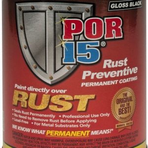 POR-15 1 Quart, Black, Rust Preventative Paint 45004