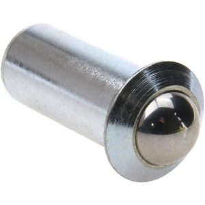 GIBRALTAR Steel Press Fit Ball Plunger: 0.5" Dia, 1.1" Long SWPF10-8BLCZ-G