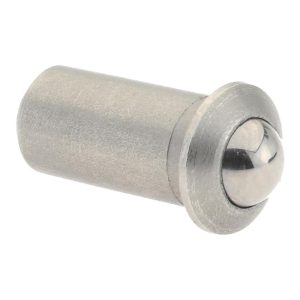 GIBRALTAR Stainless Steel Press Fit Ball Plunger: 0.188" Dia, 0.0394" Long SSWPF10-3B-G