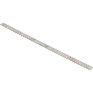 SPI Steel Rule: 12" OAL, English & Metric Graduation, Flexible, 1/2" OAW 13-889-1