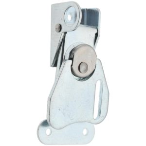 VALUE COLLECTION Padlockable Wing Turn Door Latch: 1-1/2" OAW, 0.94" OAH, Steel, Zinc-Plated MSC001