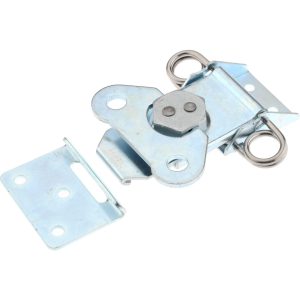VALUE COLLECTION Standard Base Wing Turn Door Latch: 3-1/4" OAW, 0.72" OAH, Steel, Zinc-Plated MSC008