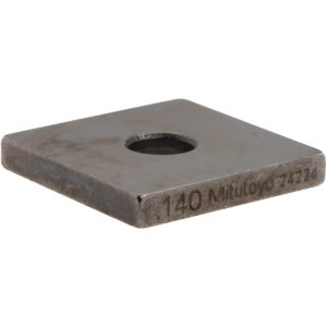 MITUTOYO Square Steel Gage Block: 0.14", Grade 0 614180-531