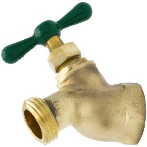 LEGEND VALVE 1/2" Pipe, 125 psi WOG Rating, Lead Free Brass Hose Bibb, Stop Valve 107-213NL