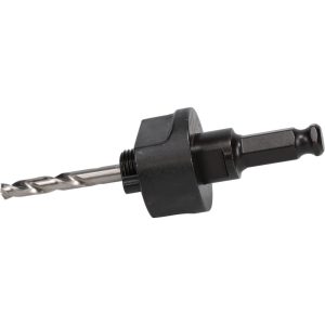 MILWAUKEE TOOL Hole Saw Arbor: 6" Saw Dia, Straight Shank, Drill Pilot 49-56-7240