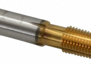HERTEL 1/16-27 NPT, TiN Coated, High Speed Steel, Thread Forming Pipe Tap R837546T-S