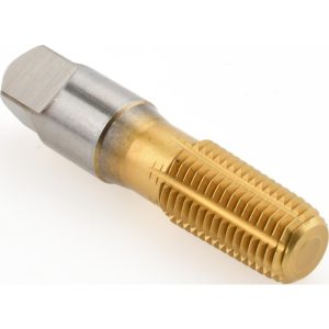 HERTEL 1/4-18 NPT, TiN Coated, High Speed Steel, Thread Forming Pipe Tap R837548T-S