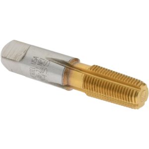 HERTEL 1/8-27 NPT, TiN Coated, High Speed Steel, Thread Forming Pipe Tap R837547T-S