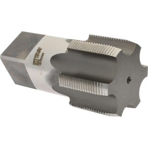 HERTEL Standard Pipe Tap: 2 - 11-1/2, NPS, 7 Flutes, High Speed Steel, Bright/Uncoated R843770-S