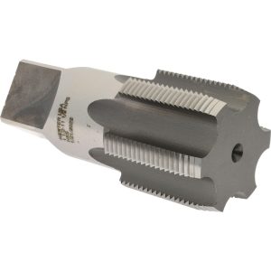 HERTEL Standard Pipe Tap: 1-1/2 - 11-1/2, NPS, 7 Flutes, High Speed Steel, Bright/Uncoated R837565-S