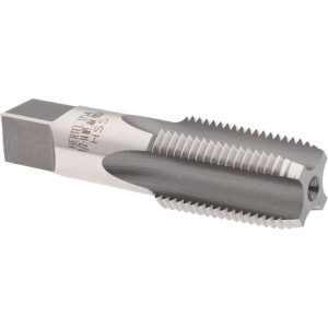 HERTEL Standard Pipe Tap: 1/2-14, NPT, 4 Flutes, High Speed Steel, Bright/Uncoated R837558-S