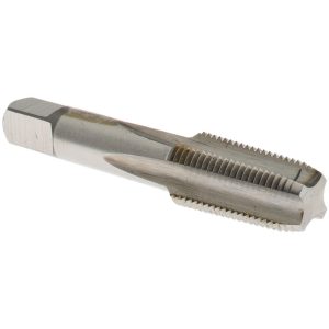 HERTEL Standard Pipe Tap: 1/8-27, NPT, 4 Flutes, High Speed Steel, Bright/Uncoated R859562-S