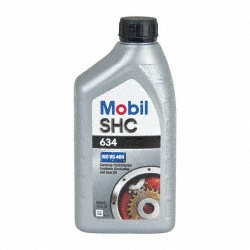 MOBIL 0.25 Gal Bottle, Synthetic Gear Oil 123018