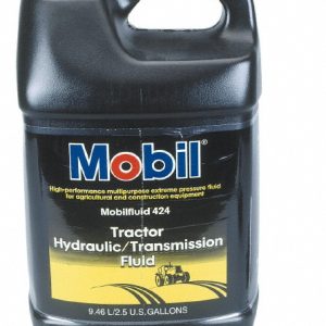 MOBIL Hydraulic Machine Oil: ISO 46/68, 2.5 gal, Bottle 101189