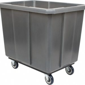BAYHEAD PRODUCTS Polyethylene Basket Truck: 12 bu, 600 lb Capacity, 28" High, 28" Wide, 38" Long UT-12